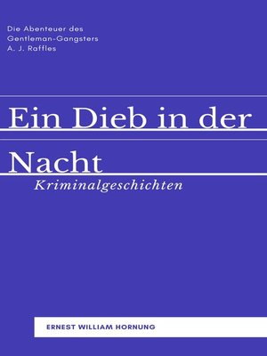 cover image of Ein Dieb in der Nacht